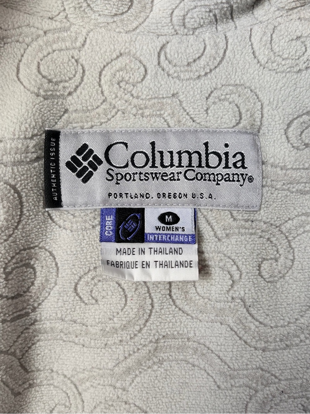 Vintage Columbia Core Interchange Orange White Ski Jacket Size M - Picture 5 of 8